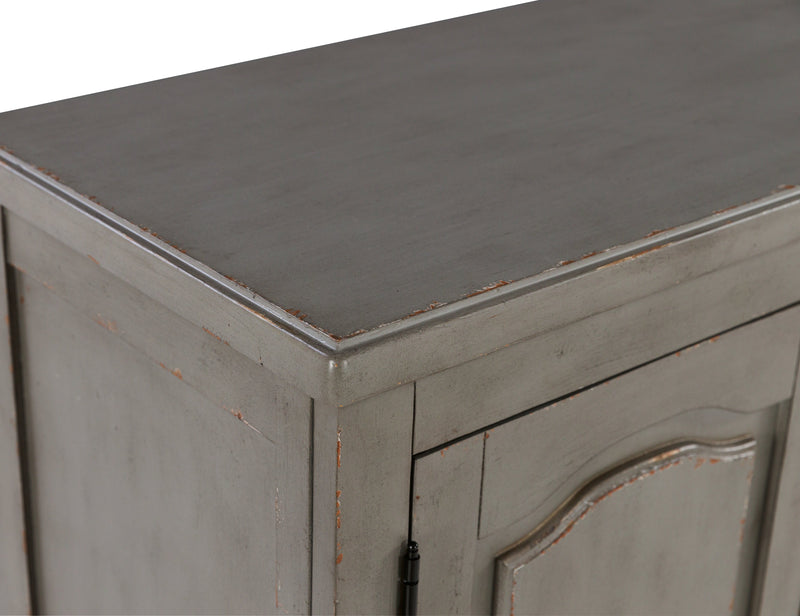 Charina Antique Gray Accent Cabinet