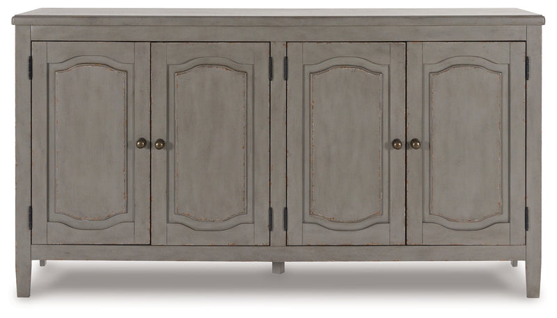 Charina Antique Gray Accent Cabinet