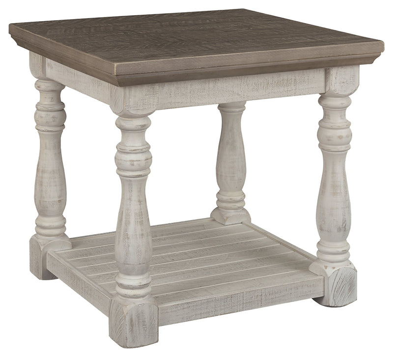 Havalance Gray/white End Table