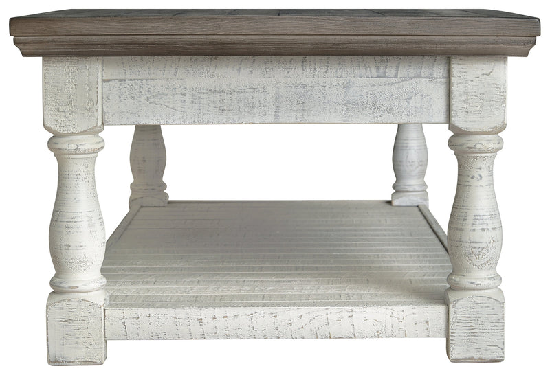 Havalance Gray/white Lift-top Coffee Table