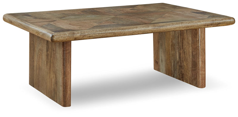 Lawland Light Brown Coffee Table