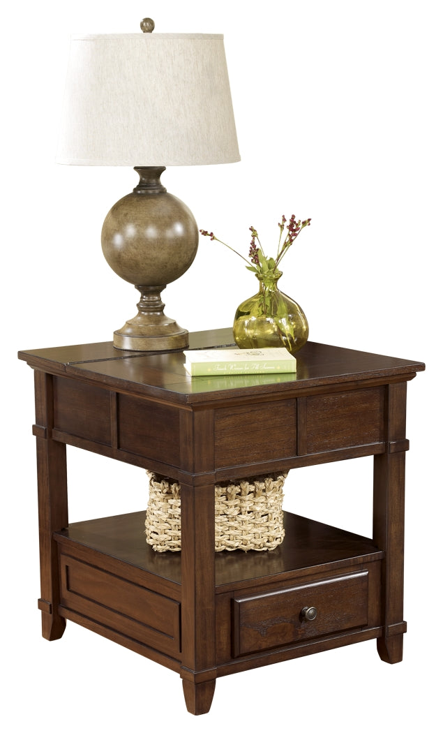 Gately Medium Brown 2 End Tables