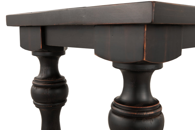 Mallacar Black Sofa Console Table