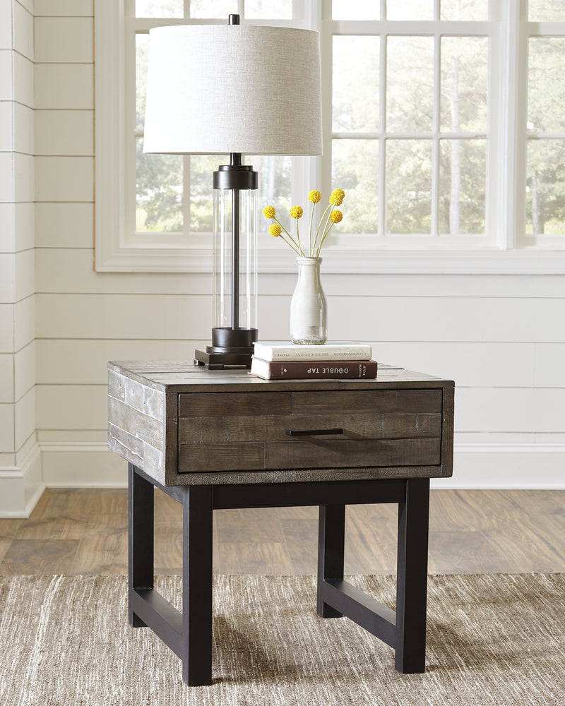 Mondoro Grayish Brown 2 End Tables