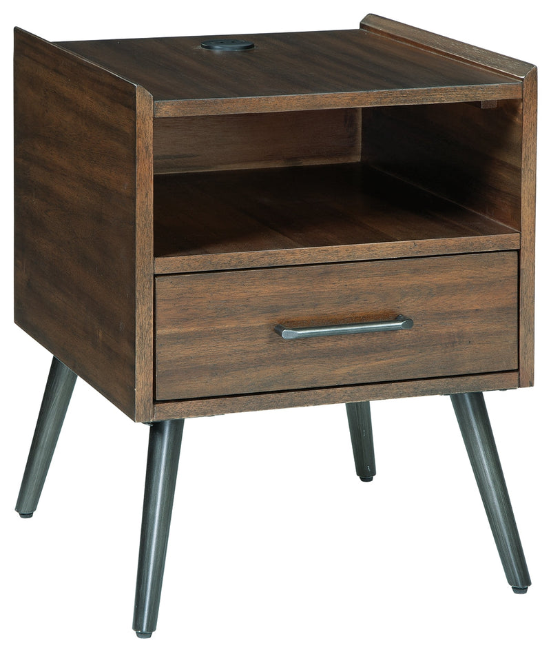 Calmoni Brown End Table