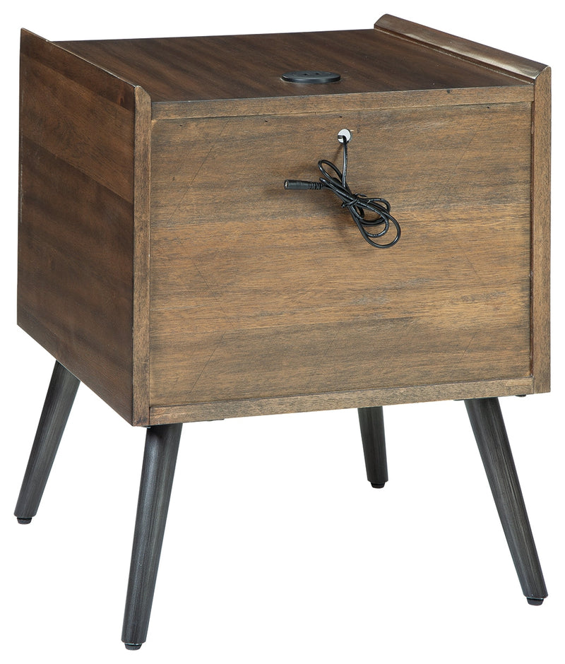 Calmoni Brown End Table