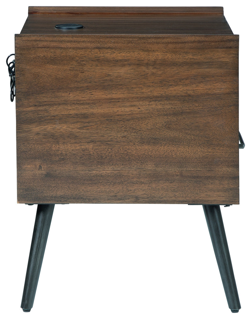 Calmoni Brown End Table