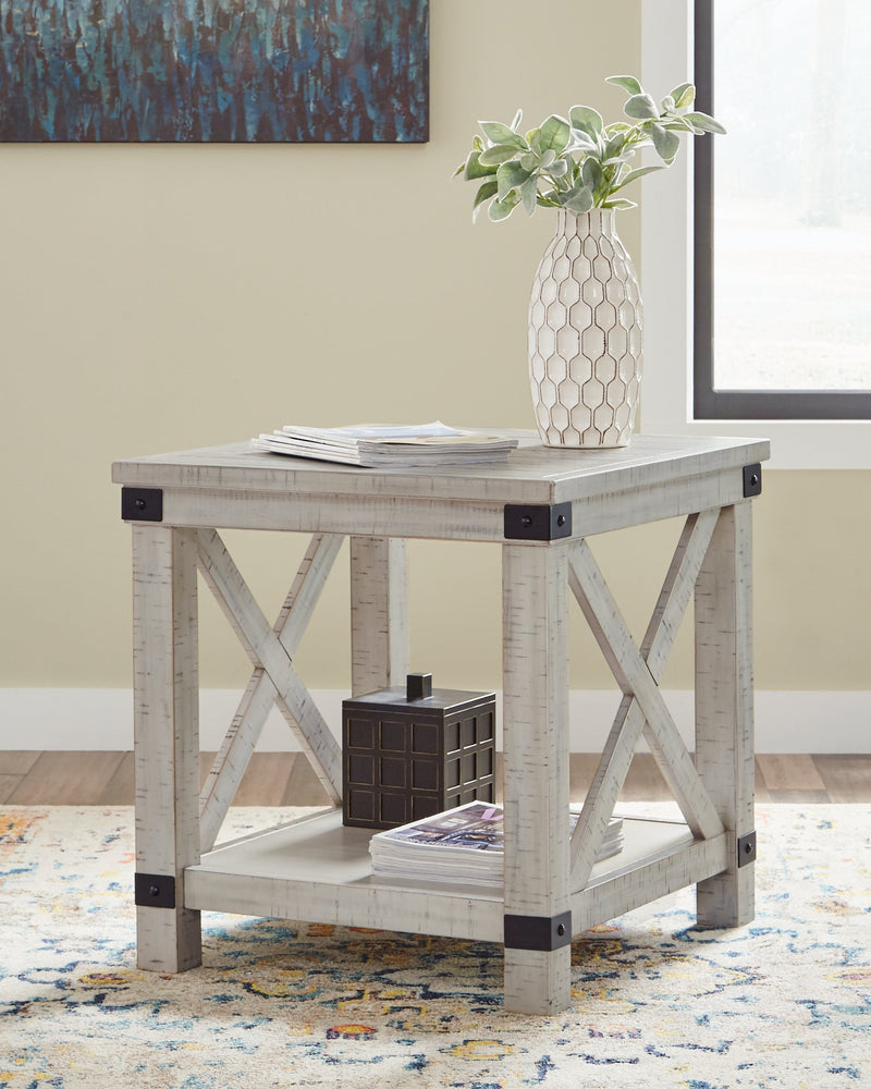 Carynhurst Whitewash End Table