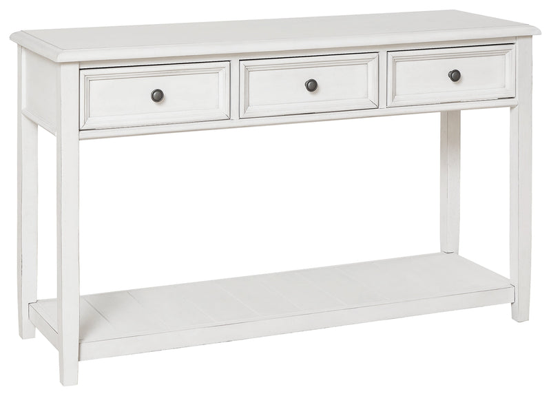 Kanwyn Whitewash Sofa Table