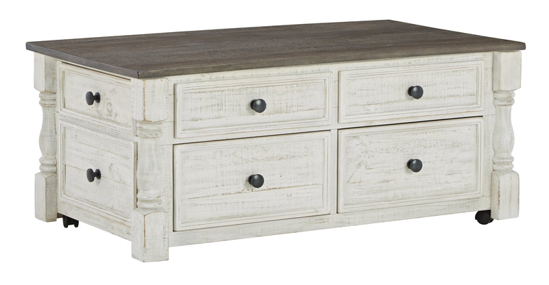 Havalance White/Gray Lift-top Coffee Table