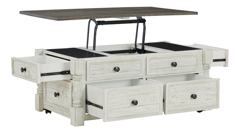 Havalance White/Gray Lift-top Coffee Table