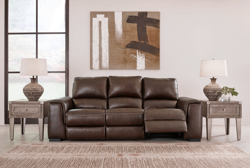 Alessandro Walnut Power Reclining Sofa