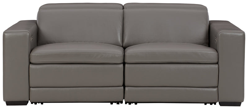 Texline Gray 3-Piece Power Reclining Sectional