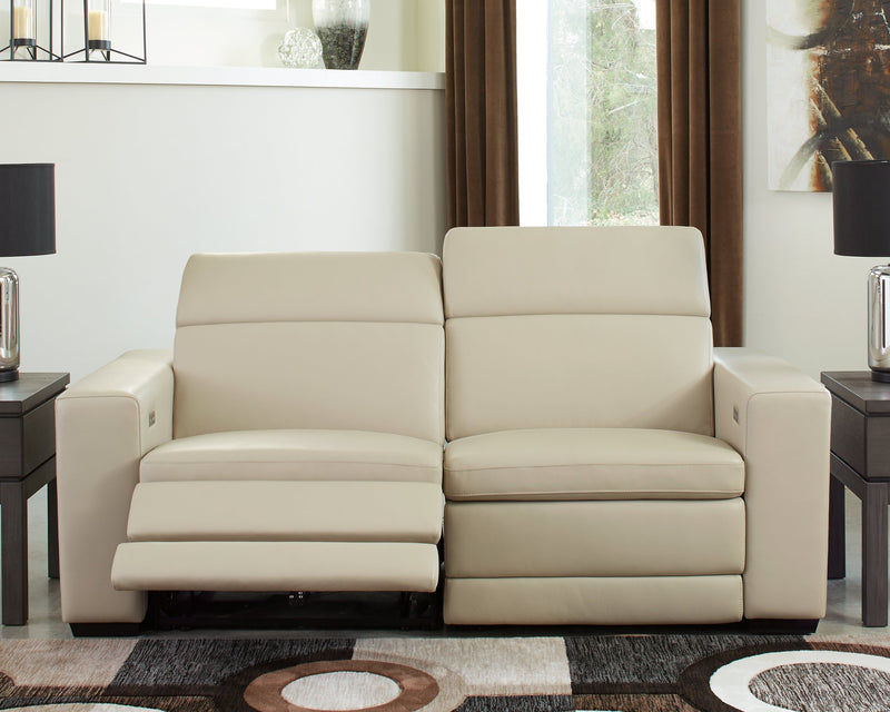 Texline Sand 3-Piece Power Reclining Loveseat