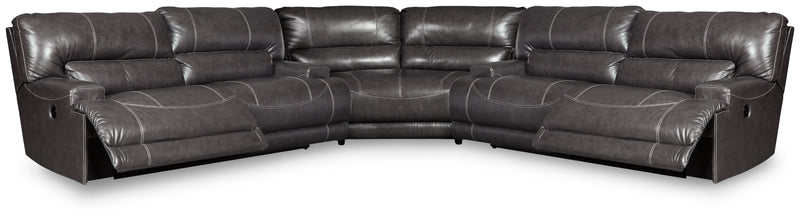 Mccaskill Gray 3-Piece Power Reclining Sectional