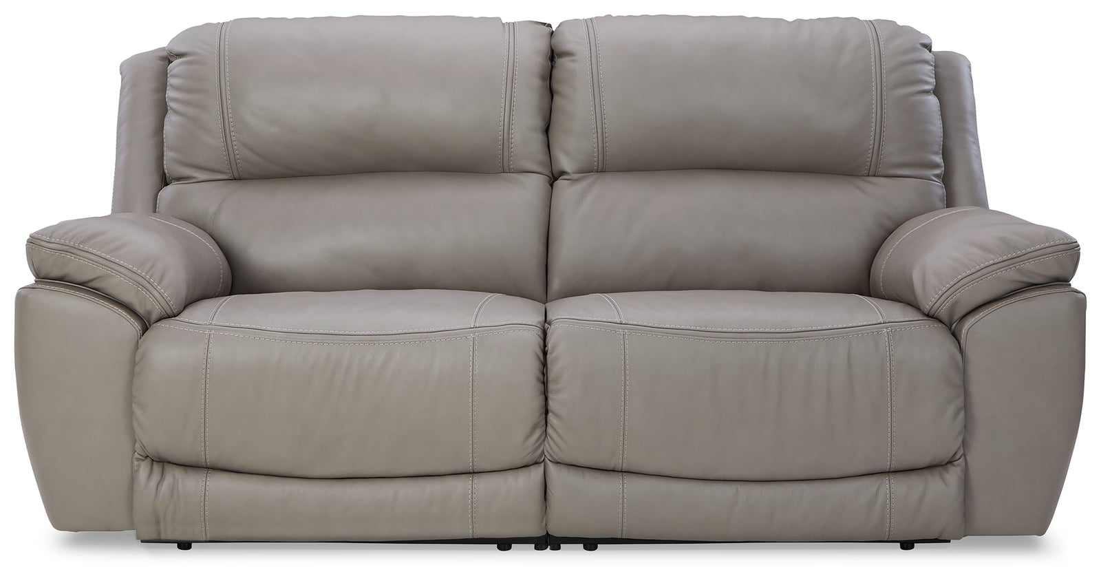 Dunleith Gray 2-Piece Power Reclining Sectional