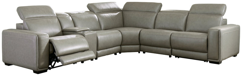 Correze Gray 6-Piece Power Reclining Sectional