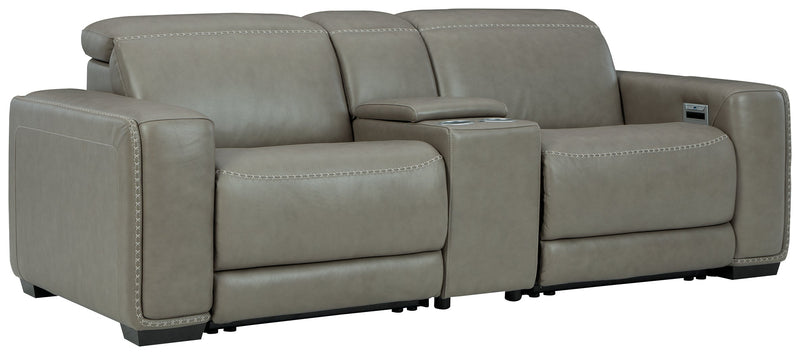 Correze Gray 3-Piece Power Reclining Sectional