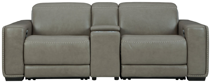 Correze Gray 3-Piece Power Reclining Sectional