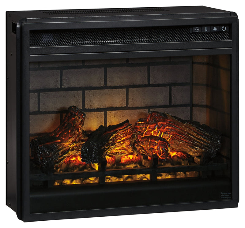 Entertainment Accessories Black Electric Infrared Fireplace Insert