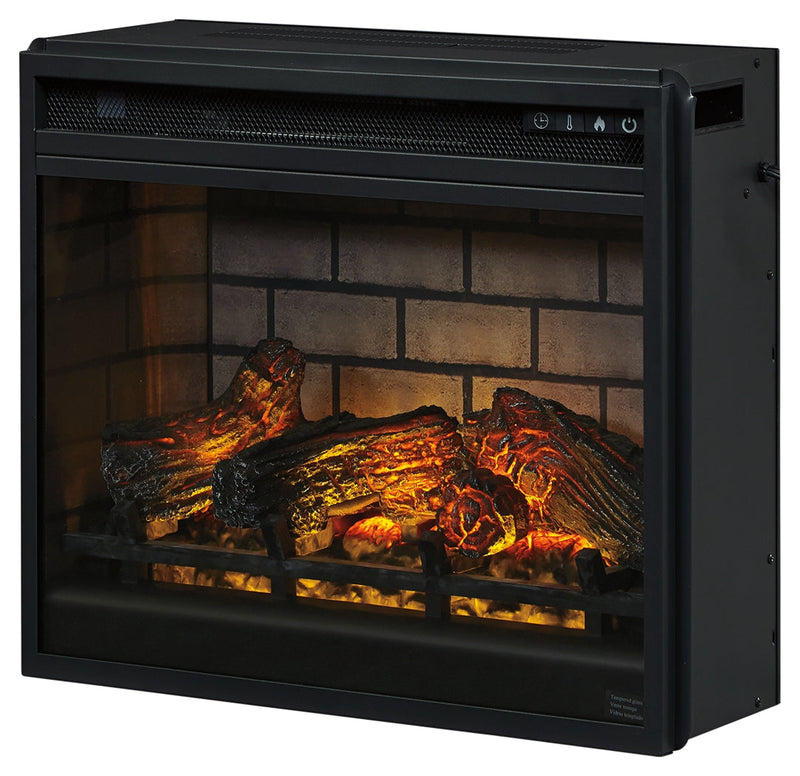 Entertainment Accessories Black Electric Infrared Fireplace Insert