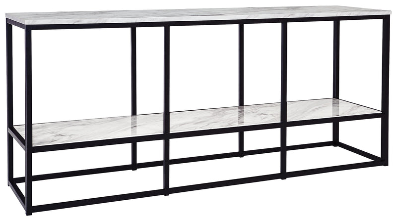 Donnesta Gray Black 65" Tv Stand