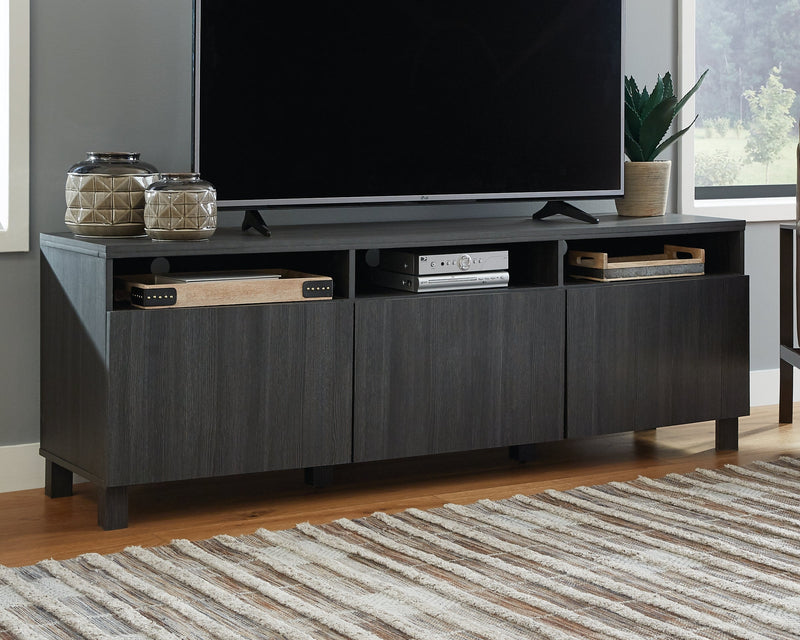 Yarlow Black 70" Tv Stand