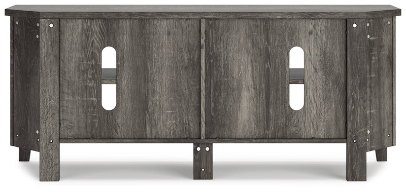 Arlenbry Gray Corner Tv Stand