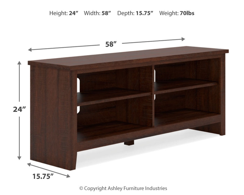 Camiburg Warm Brown 58" Tv Stand