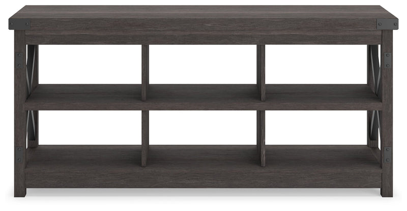 Freedan Grayish Brown Large Tv Stand