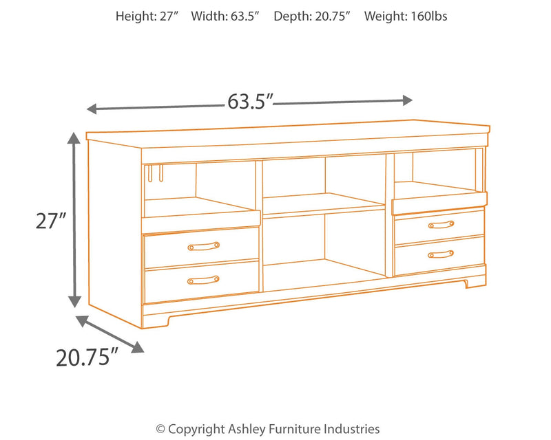 Trinell Brown 63" Tv Stand