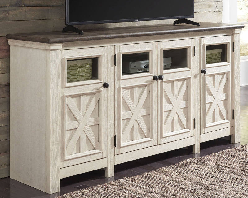 Bolanburg Two-Tone 74" Tv Stand