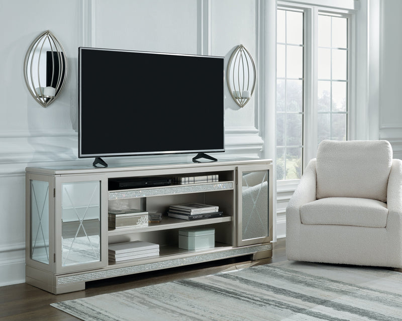 Flamory Silver 72" Tv Stand