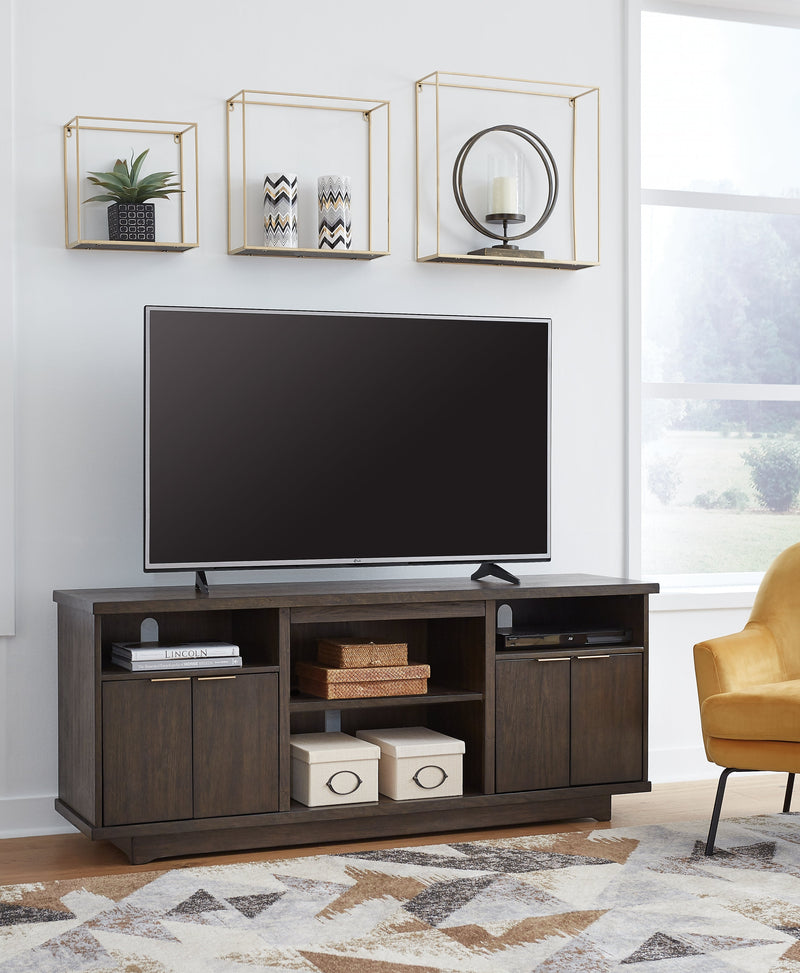 Brazburn Dark Brown 66" Tv Stand