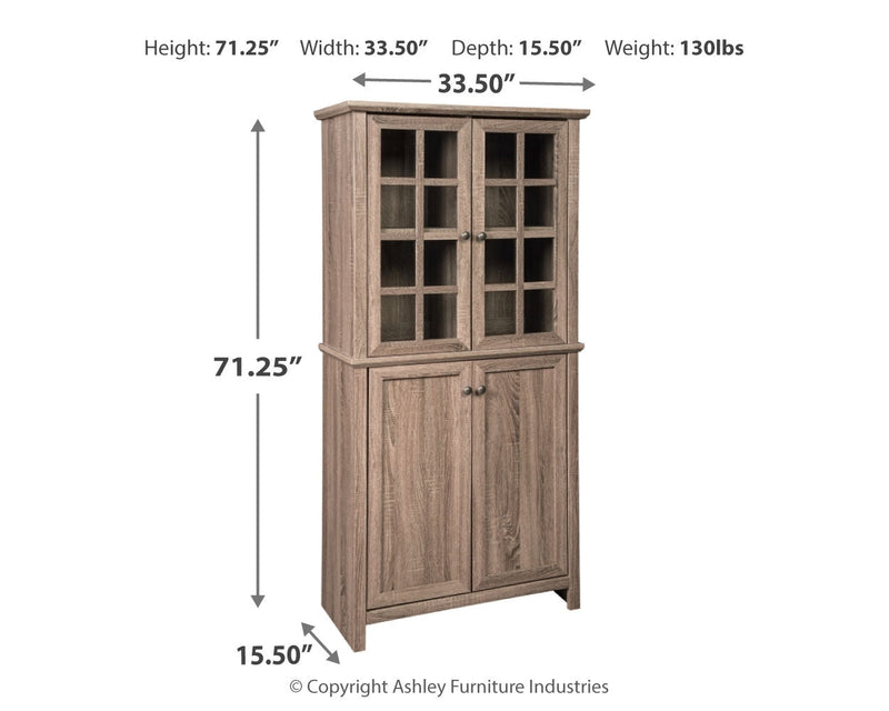 Drewmore Gray Accent Cabinet