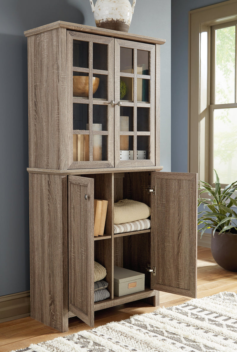 Drewmore Gray Accent Cabinet