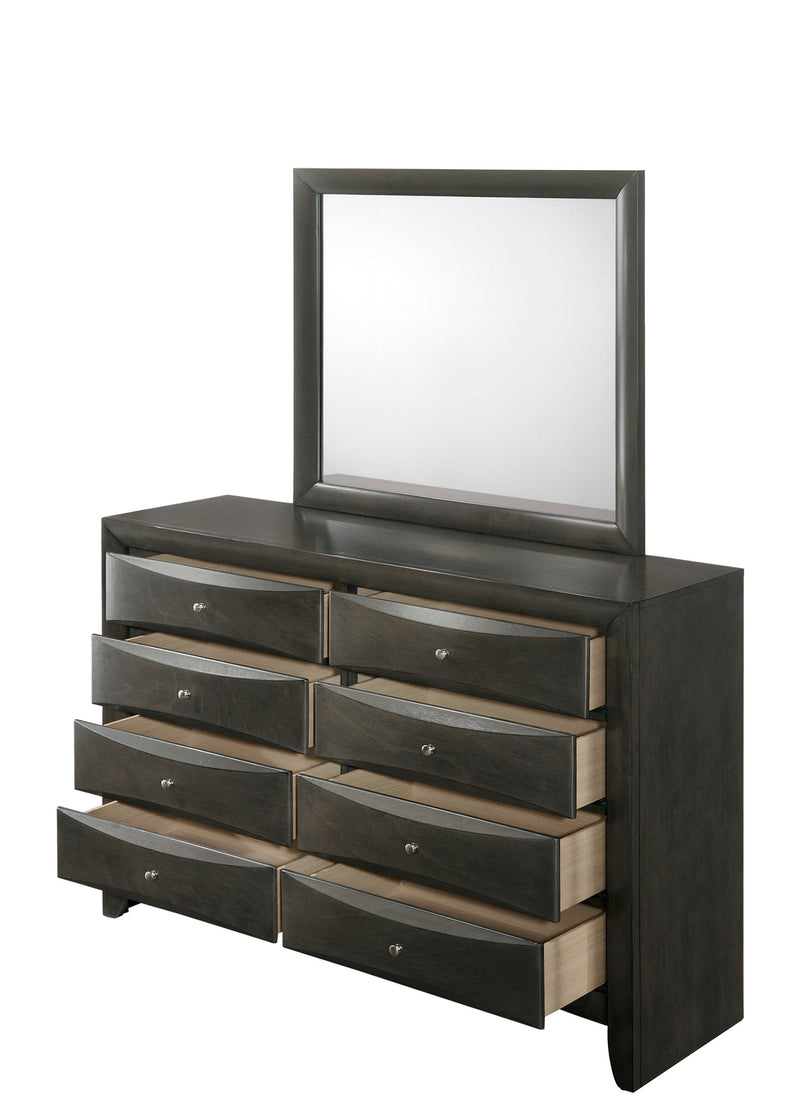 Emily Chest Grey 5 Drawers