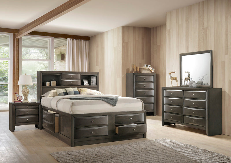 Emily Chest Grey 5 Drawers